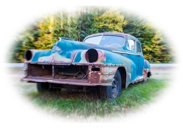 Abandoned car ready for removal in Adelaide