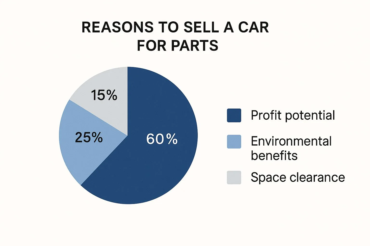 Sell car for parts